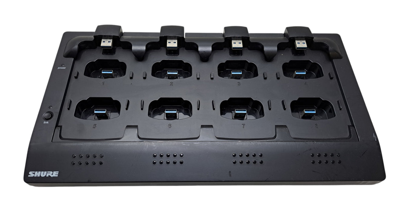 Shure MXWNCS8 Networked Charging Station for Microflex Wireless System