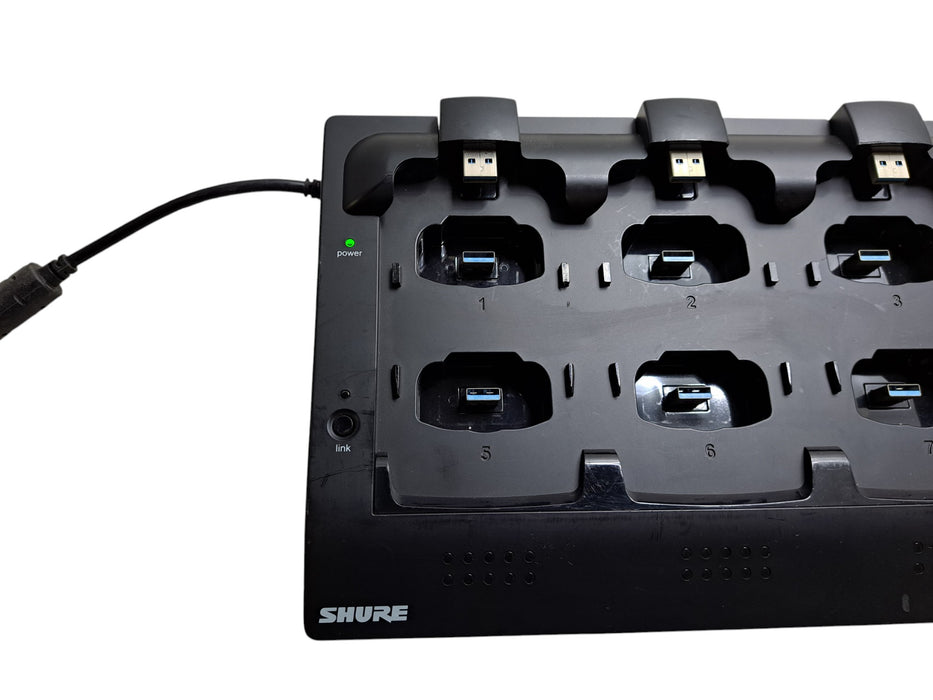 Shure MXWNCS8 Networked Charging Station for Microflex Wireless System