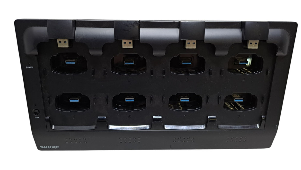 Shure MXWNCS8 Networked Charging Station for Microflex Wireless System