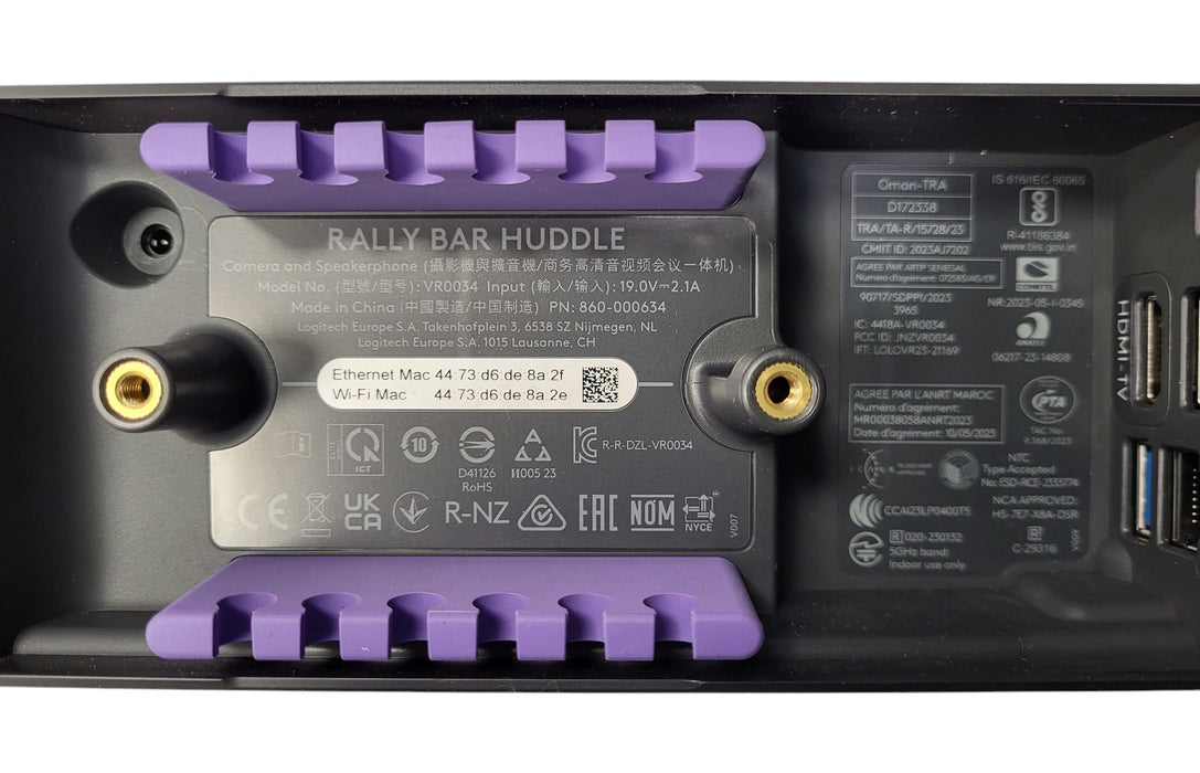 Logitech Rally Bar Huddle VR0034 Video Bar Conference Camera No AC