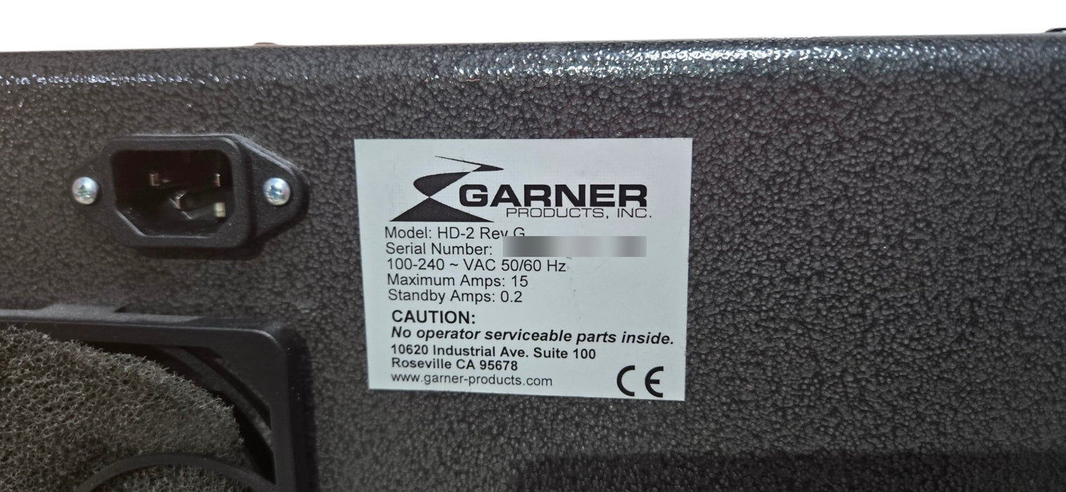 Garner HD-2 Rev G Data Eliminator Hard Drive Degausser