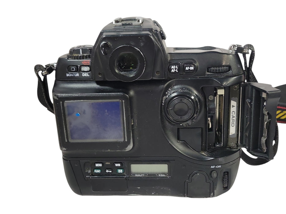 Nikon D1H DSLR Body w/ 18-35mm D Lens, SR-80DX Flash & Lowepro Backpack (READ)