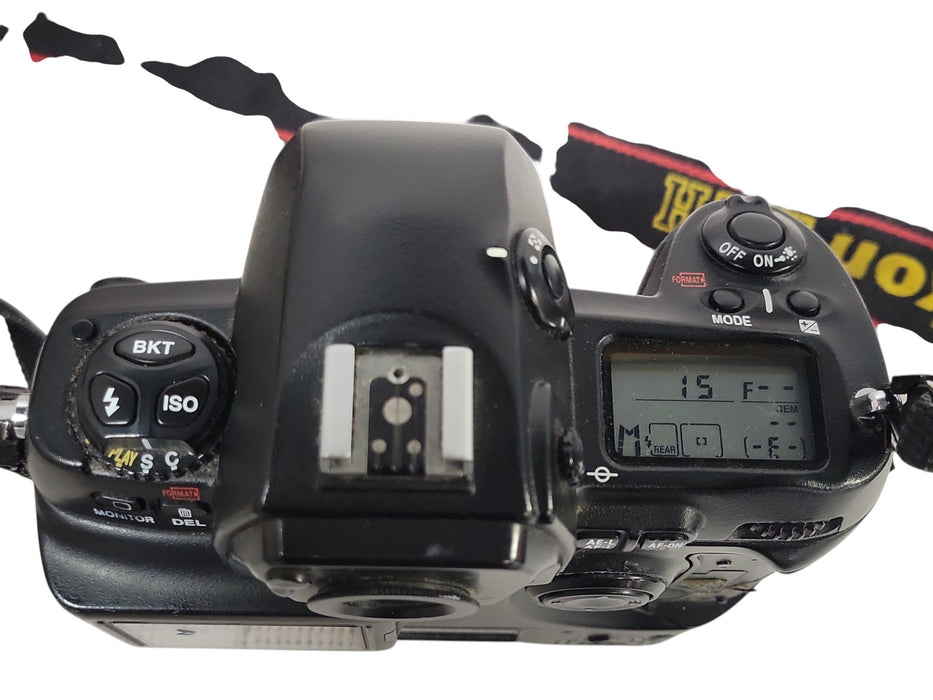 Nikon D1H DSLR Body w/ 18-35mm D Lens, SR-80DX Flash & Lowepro Backpack (READ)