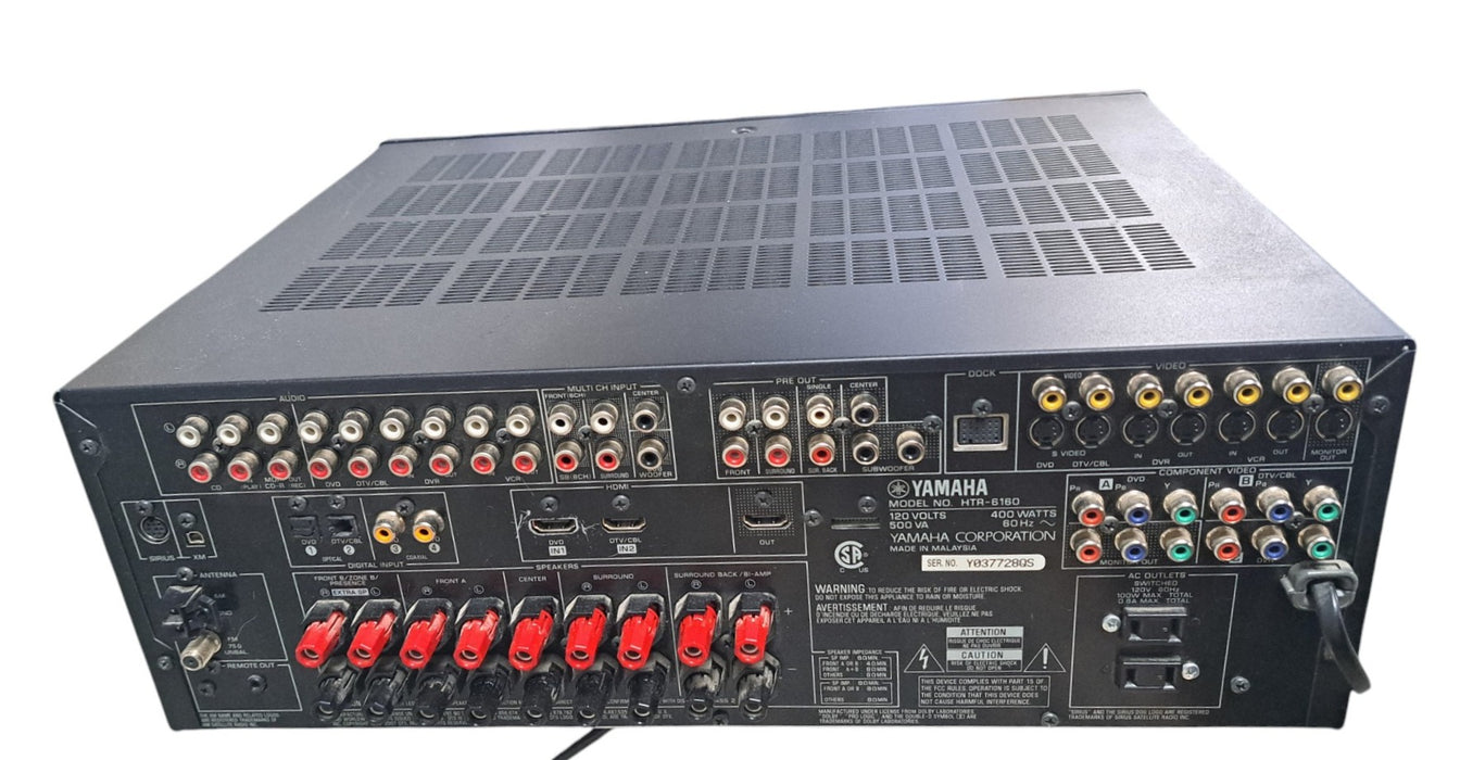 Yamaha HTR-6160 Natural Sound AV Receiver 7.1 Channel HDMI