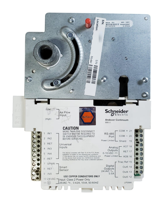 Schneider Electric Andover Continuum B3866-V VAV Controller (READ)