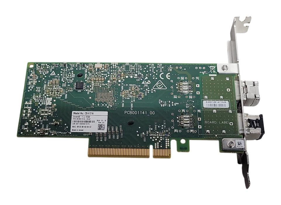 Mellanox CX4121A ConnectX-4 Lx 10GbE Dual-Port SFP28 PCIe Adapter Card