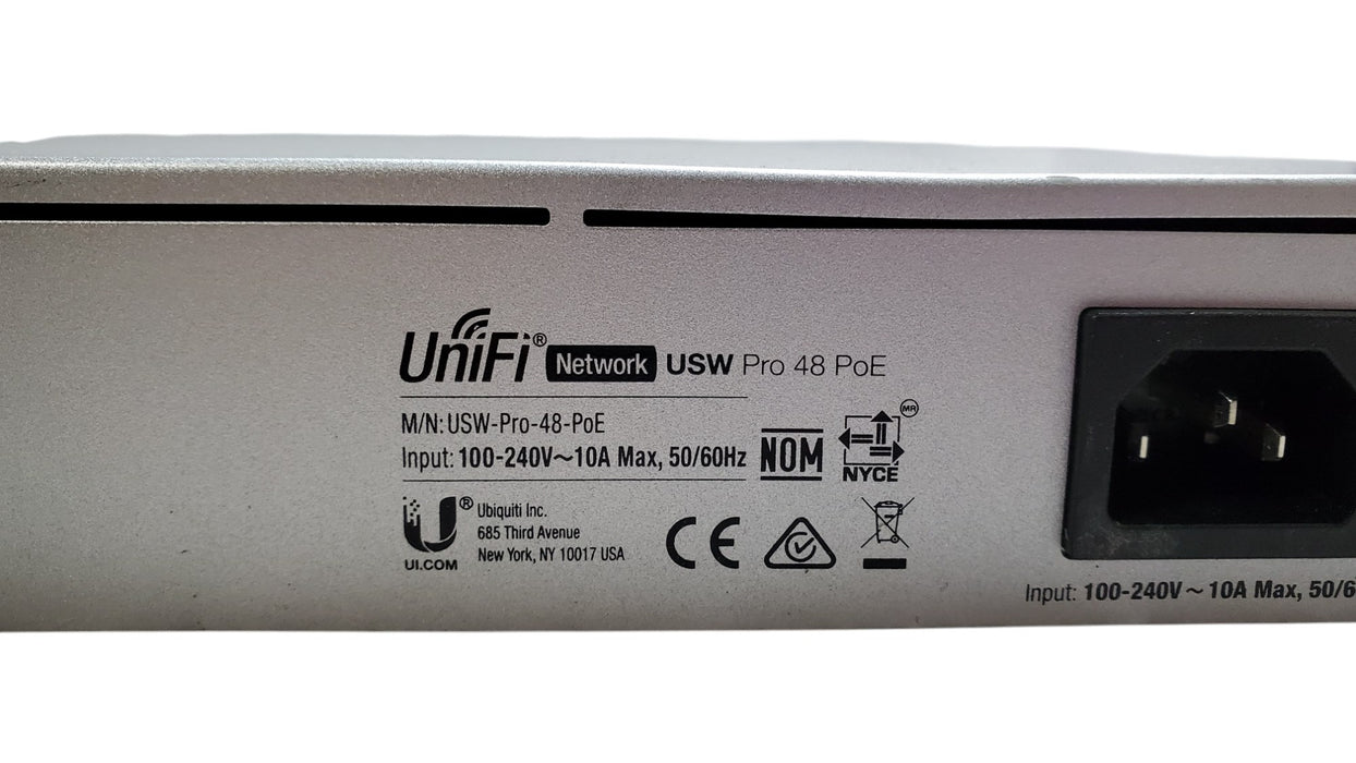 Ubiquiti UniFi USW-Pro-48-PoE 48-Port Gigabit PoE Managed Switch with SFP+