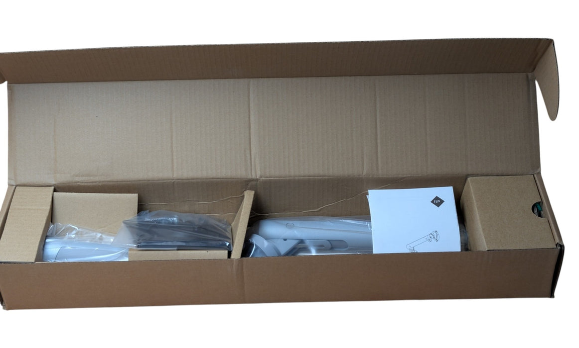 CBS FLO Dynamic Monitor Arm Silver NEW