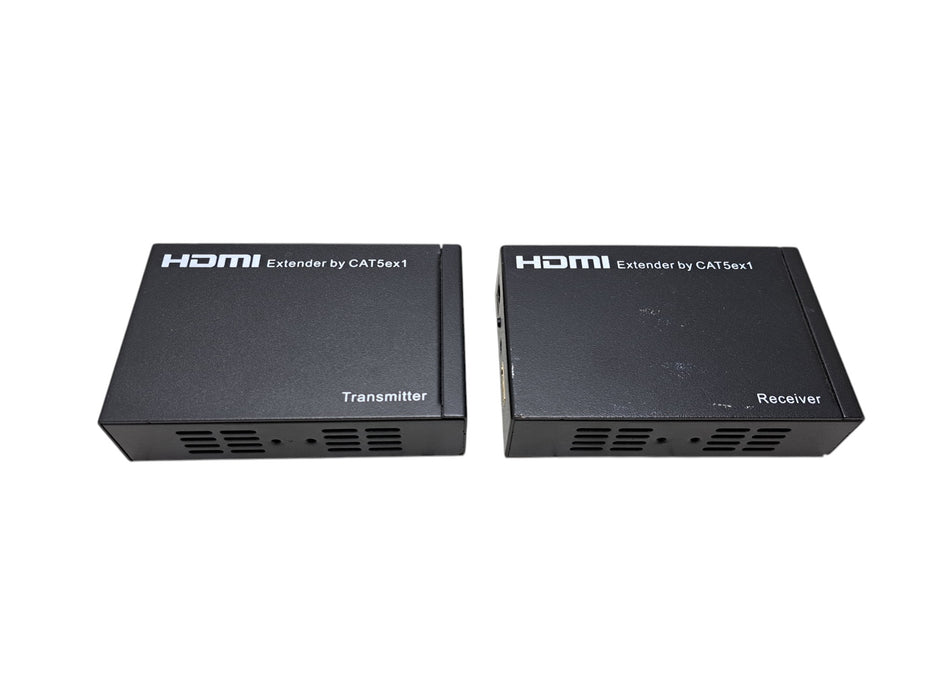 HDMI Extender by CAT5ex1 Transmitter and Receiver Kit (No AC)