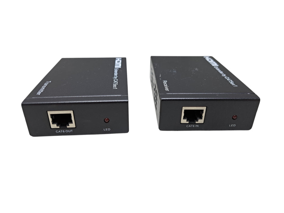 HDMI Extender by CAT5ex1 Transmitter and Receiver Kit (No AC)
