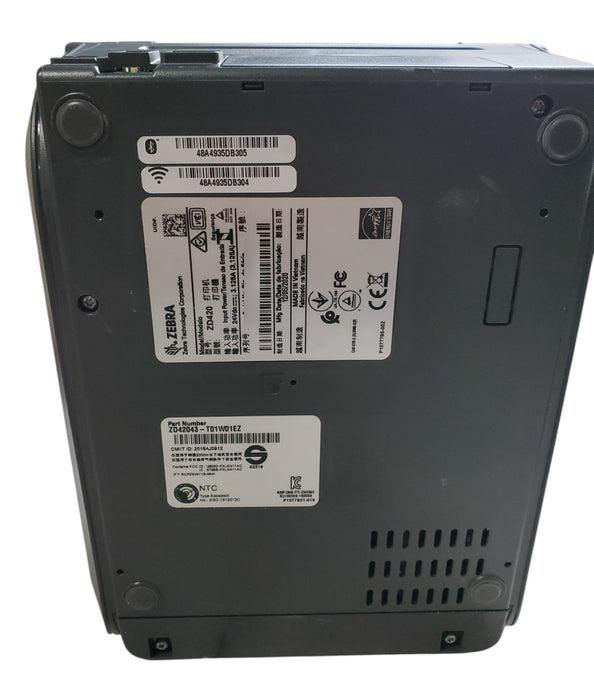 Zebra ZD420 ZD42043-T01W01EZ Thermal Transfer Label Printer