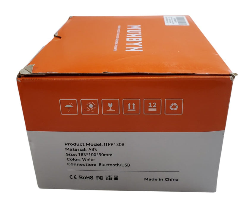 New Open Box - MUNBYN ITPP130B Bluetooth Thermal Shipping Label Printer