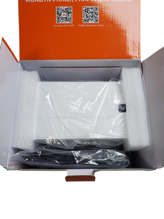 New Open Box - MUNBYN ITPP130B Bluetooth Thermal Shipping Label Printer