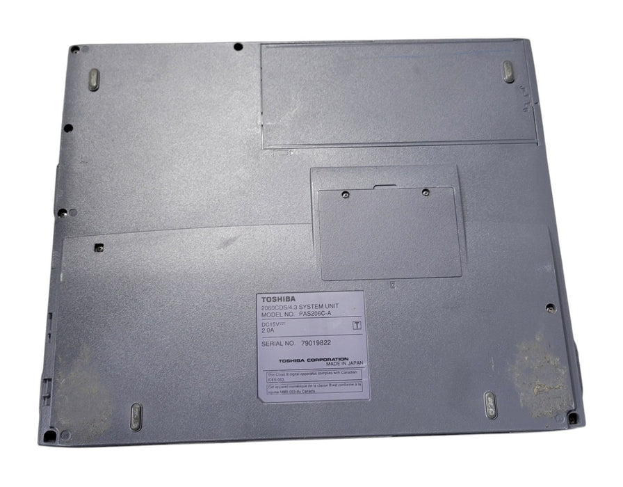 Toshiba Satellite 2060CDS - AMD-K6 367MHz 160MB RAM 4.3GB HDD CD-ROM
