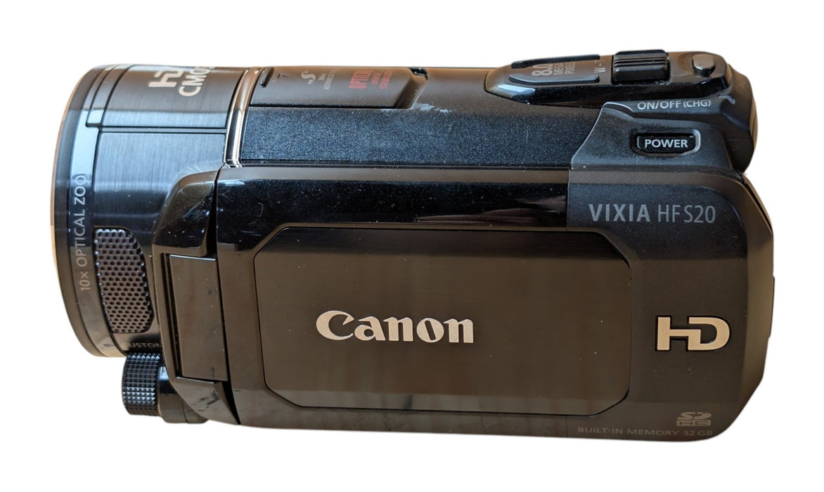 Canon VIXIA HF S20 Camcorder - 32GB HD AVCHD 10x Optical Zoom