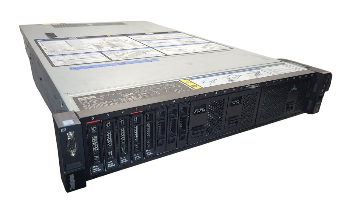 Lenovo ThinkSystem SR650 - Xeon Silver 4208 32GB RAM RAID 530-8i 2x 750W
