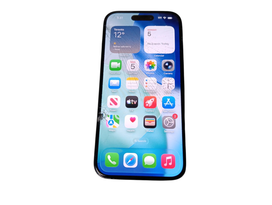 Apple iPhone 15 - 128GB - Black [A3089] - READ