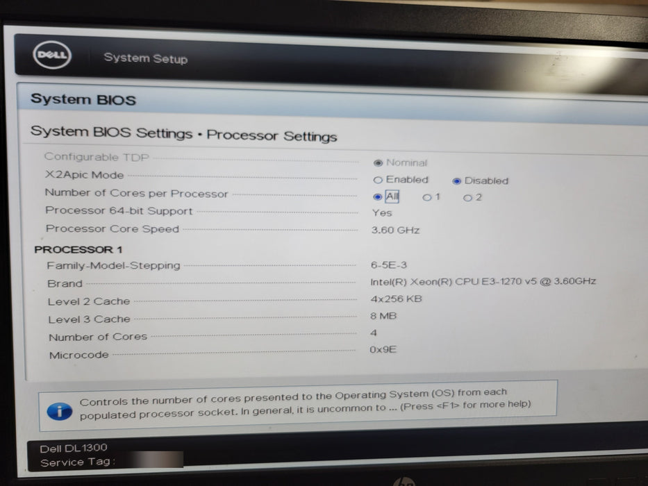 Dell DL1300 4x LFF - Xeon E3-1270 v5 16GB DDR4 PERC H330 250W PSU