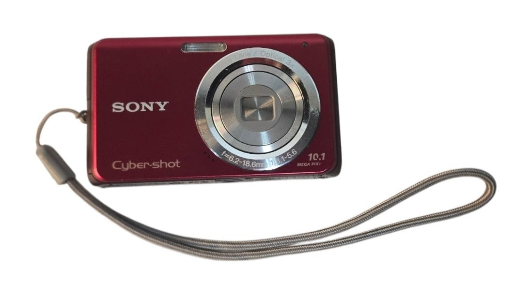 Sony Cyber-shot DSC-W180 - 10.1 MP 3x Optical Zoom Digital Camera Red | SEE