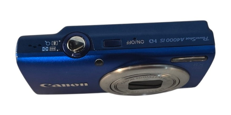 Canon PowerShot A4000 IS - 16.0 MP 8x Optical Zoom Digital Camera Blue (READ)