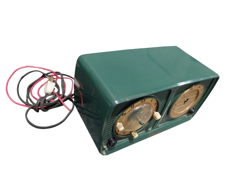 Vintage Radio Silvertone 1952 Telechron Movement