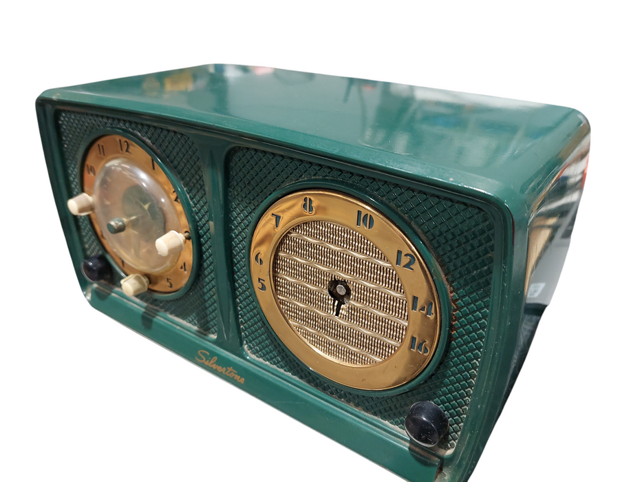 Vintage Radio Silvertone 1952 Telechron Movement