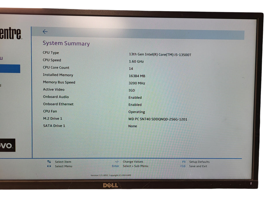 Lenovo ThinkCentre M70q Gen 4 - i5-13500T 16GB RAM 256GB SSD Tiny Desktop