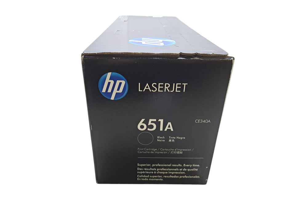 HP 651A CE340A Black LaserJet Toner Cartridge (New Sealed)