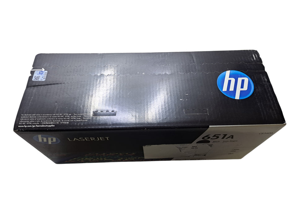 HP 651A CE340A Black LaserJet Toner Cartridge (New Sealed)
