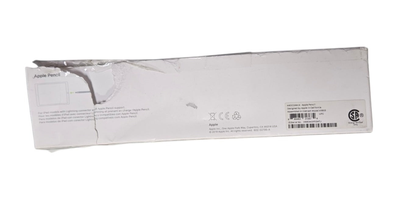 Apple Pencil 1st Generation A1603 MK0C2AM/A Stylus with Box