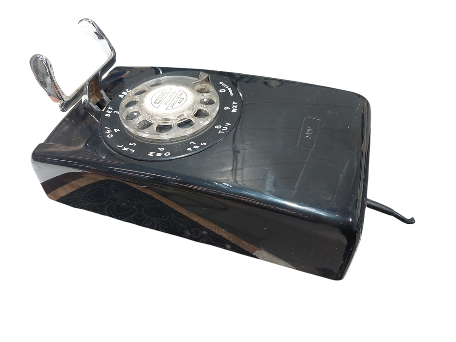 Vintage ITT Wall Phone Receiver , No Handset ( Cut off )