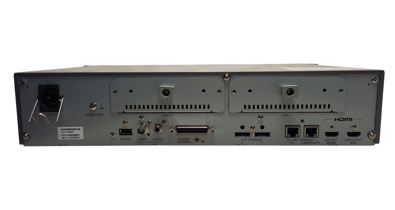 Panasonic WJ-NV300K - Network Disk Recorder NVR 2-Bay