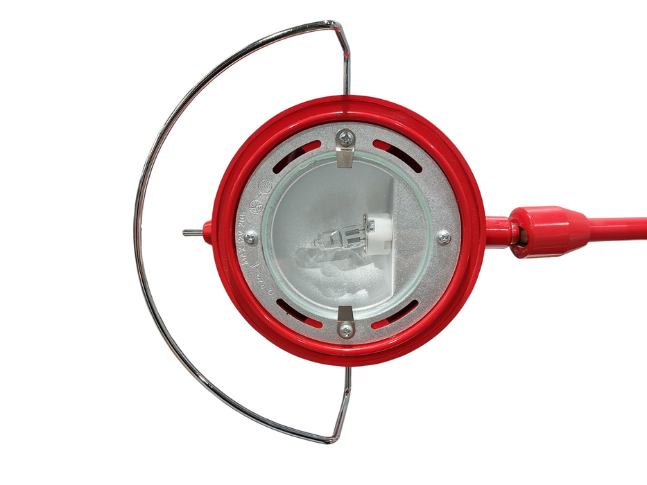 Vintage Ikea KILA Desk Lamp - Red Wheeled Tripod- Harry Allen Edition 2000's