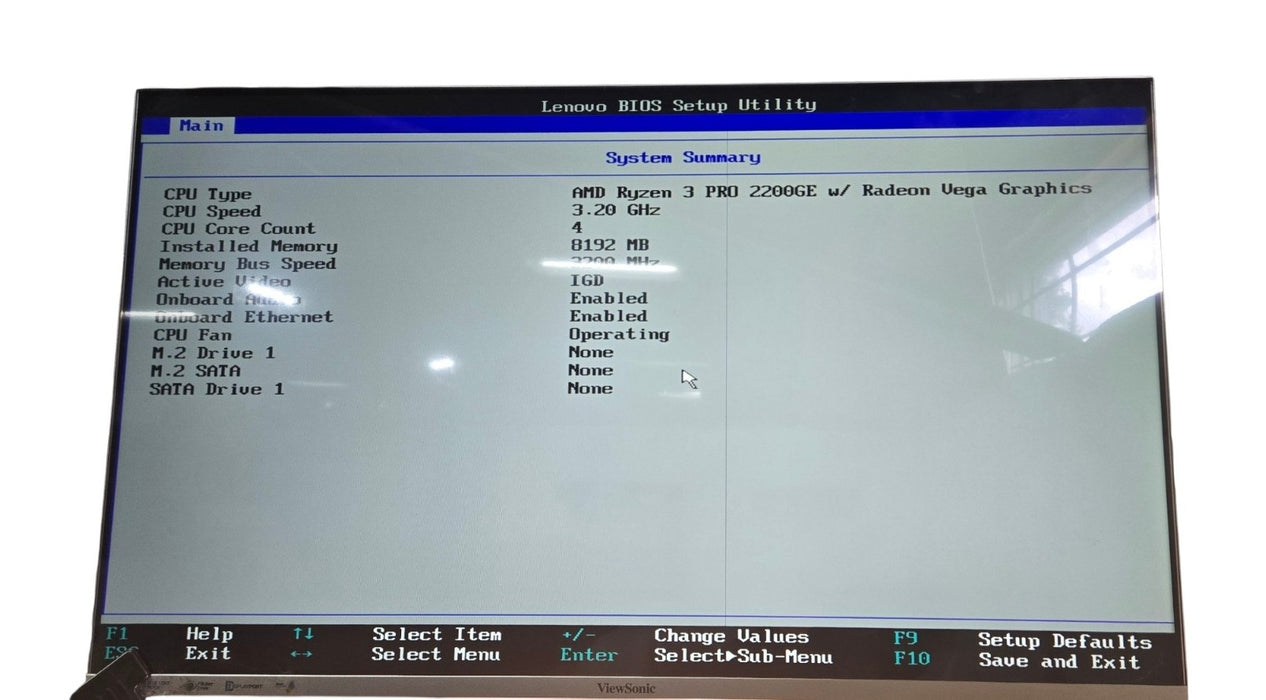 Lenovo ThinkCentre M715q Tiny Ryzen 3 PRO 2200GE 3.20GHz 8GB DDR4 RAM No Storage