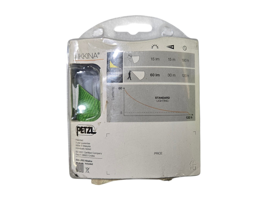 Petzl Tikki Classic Series Headlamp - 60 Lumens Green
