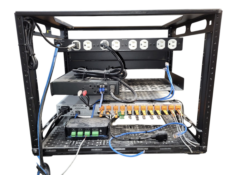 Biamp TesiraFORTÉ VI Audio DSP Bose FreeSpace ZA 250-LZ Middle Atlantic Rack