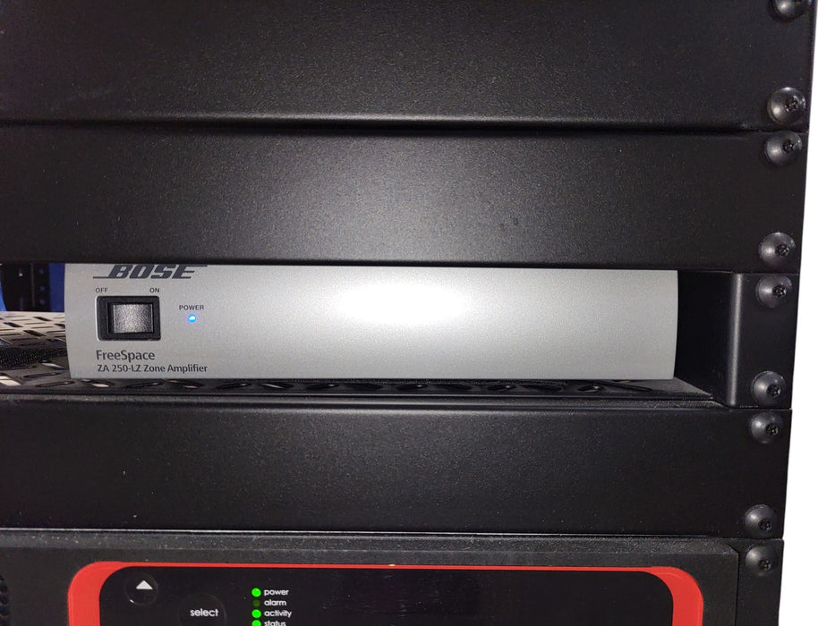 Biamp TesiraFORTÉ VI Audio DSP Bose FreeSpace ZA 250-LZ Middle Atlantic Rack