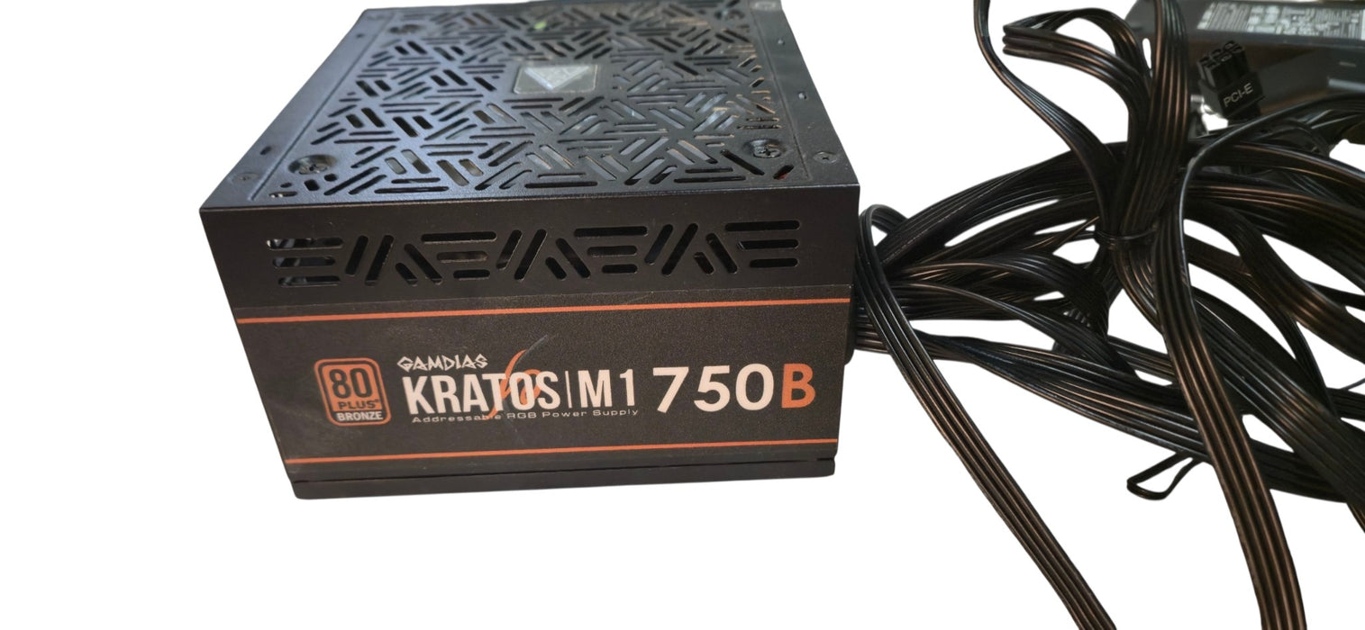 Gamdias Kratos M1-750B - 750W 80+ Bronze Addressable RGB ATX Power Supply