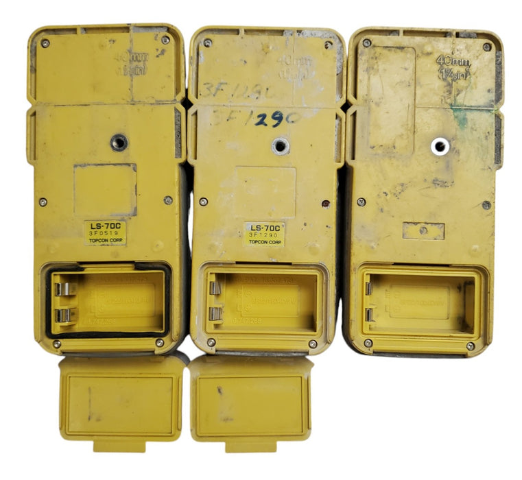 Lot 3x Topcon LS-70C Laser Receivers (READ)