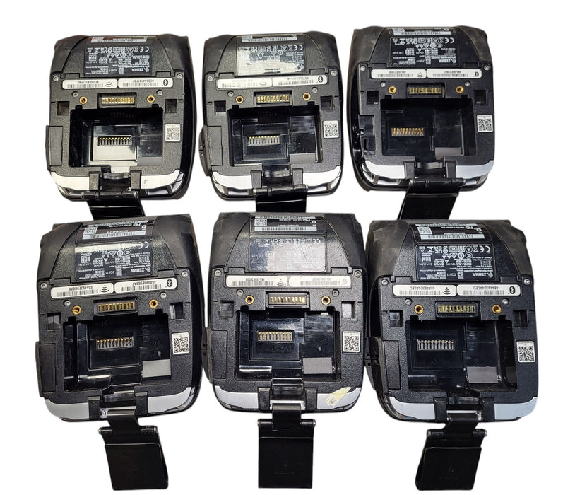 Lot of 6x Zebra ZQ511 Mobile Receipt & Label Printers (READ)