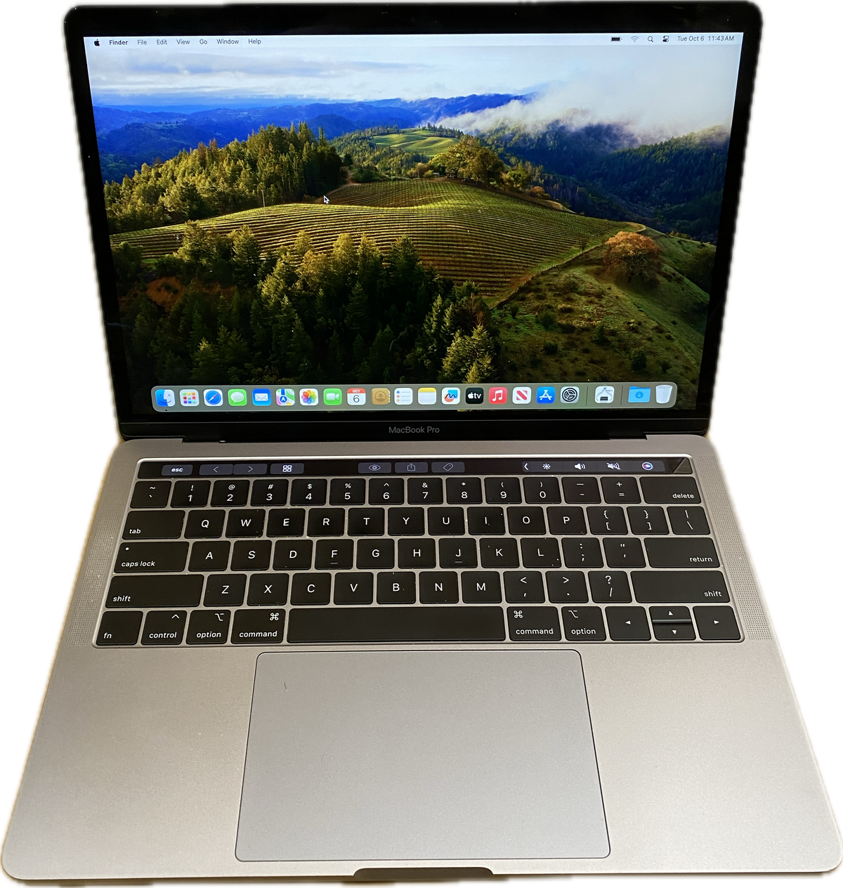 Apple MacBook Pro 13 Touch Bar 2019 i7-8569U 16GB RAM 512GB SSD No