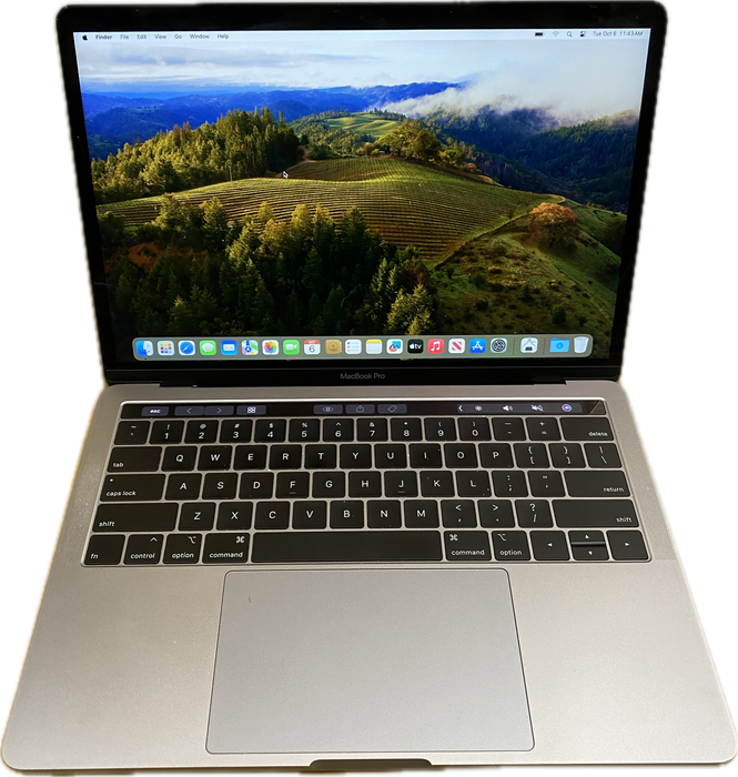 Apple MacBook Pro 13 Touch Bar 2019 i7-8569U 16GB RAM 512GB SSD No Power Adapter