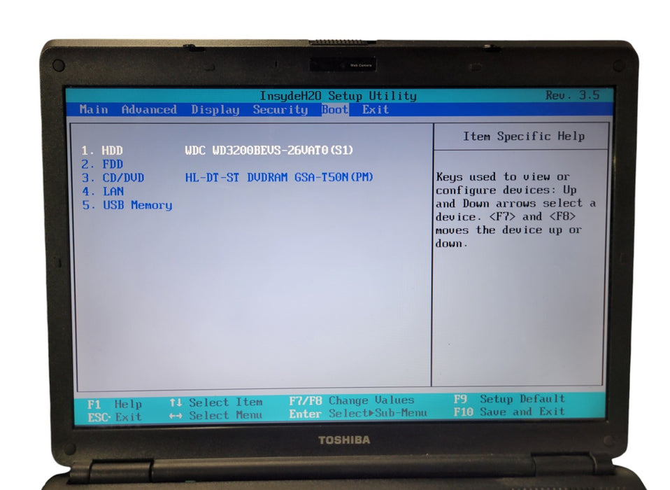 Toshiba Satellite L300D-03K - AMD Turion X2 RM-70 3GB RAM 320GB HDD + PWR ADPTR