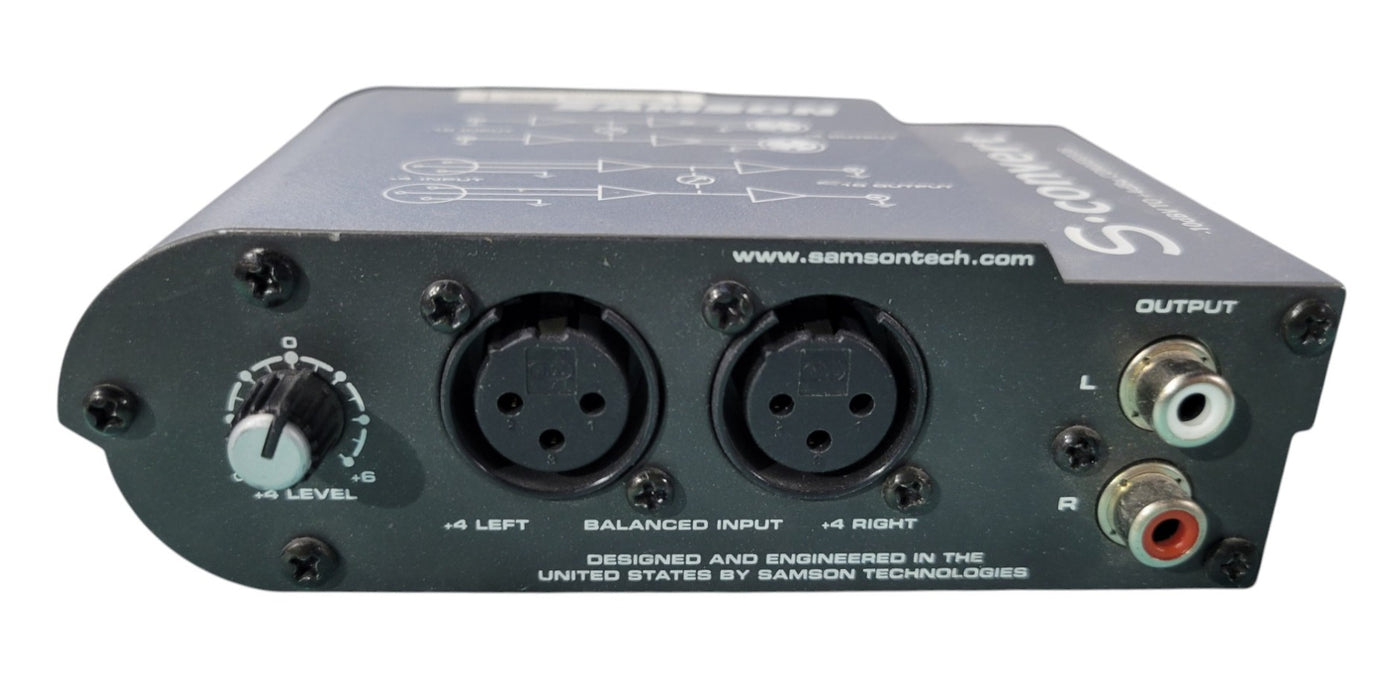 Samson S.convert - -10dBV to +4dBu Level Converter