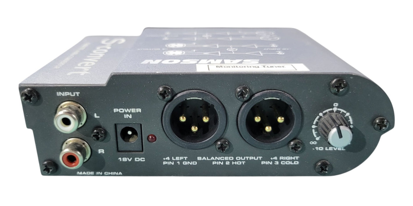 Samson S.convert - -10dBV to +4dBu Level Converter