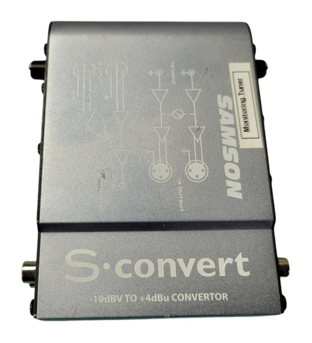 Samson S.convert - -10dBV to +4dBu Level Converter