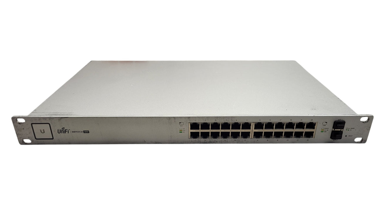 Ubiquiti UniFi US-24-500W - 24-Port Gigabit Managed PoE+ Switch 2x SFP (READ)