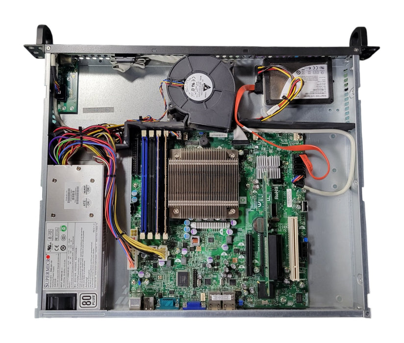 Supermicro CSE-512 1U Server - Core i3-540 3.07GHz 4GB RAM 40GB Intel SSD
