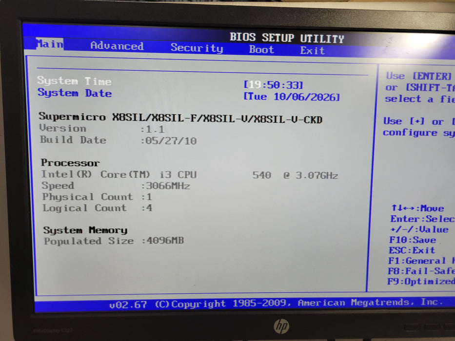 Supermicro CSE-512 1U Server - Core i3-540 3.07GHz 4GB RAM 40GB Intel SSD
