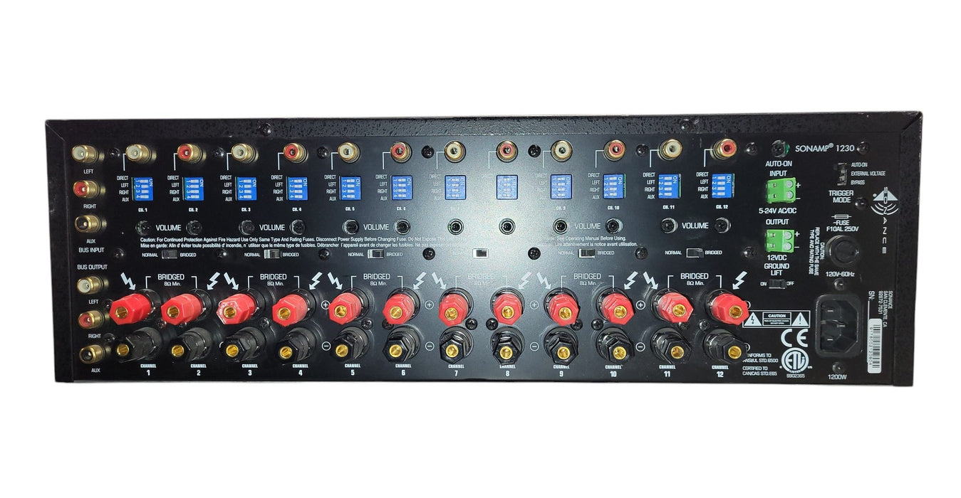 Sonance Sonamp 1230 12-Channel 30WPC Rack Mount Amplifier
